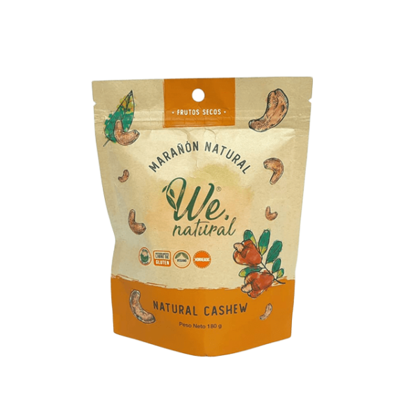 Marañón Natural, un snack saludable y delicioso para llevar a todas partes, ideal para ensaladas, postres y granolas.