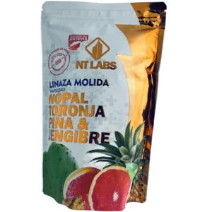 Linaza molida nopal toronja piña y gengibre_saludsabor.com