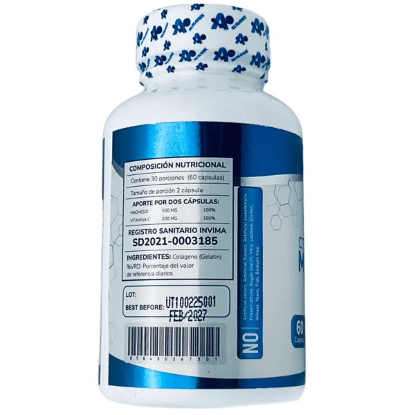 Citrato de Magnesio 500 mg saludsabor.com