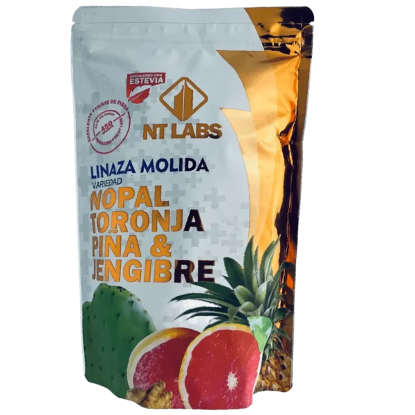 Linaza molida nopal toronja piña y gengibre_saludsabor.com