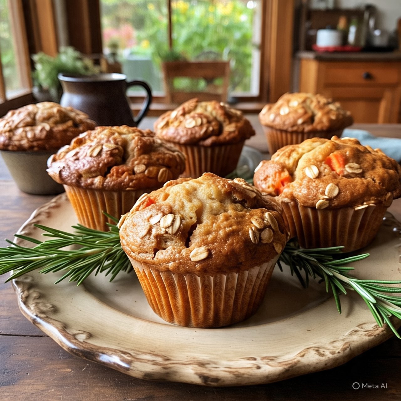 MUFFINS DE AVENA Y ZANAHORIA_saludsabor.com