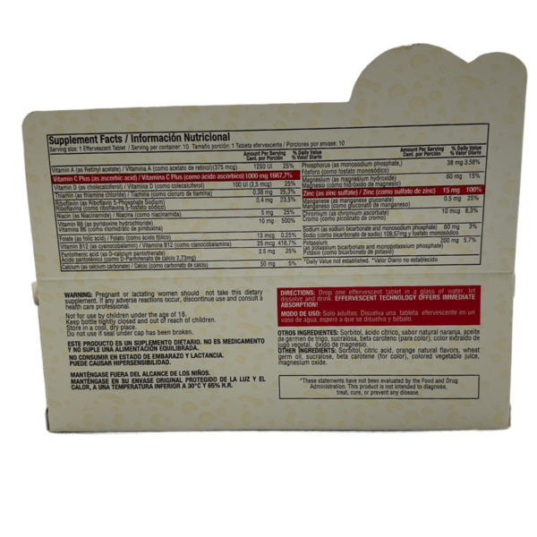 Ener C Vitamina C 1000 mg con  Zinc